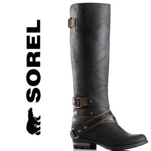 Sorel Lolla Tall Sorel Boots - Black 7.5